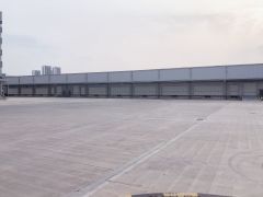 3000平原房东仓库滴水9米带高台金刚砂地坪漆地面