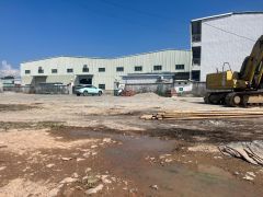 独院厂房出租滴水10米可做抽粒破碎空地4000方全部硬化