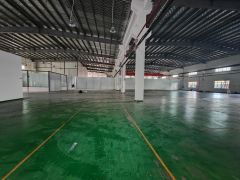园洲上南新空出单一层2036平，现成地坪漆办公室装修带牛角